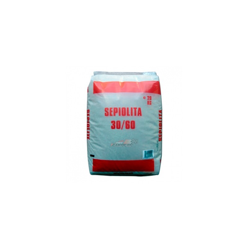 Saco de Sepiolita 20 kg 20/80 Grano Fino - Absorbente Industrial Eficaz