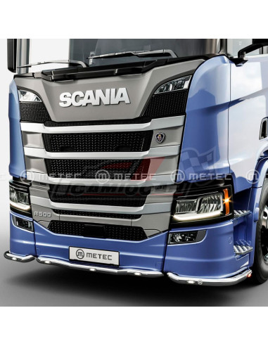 Barra de acero inoxidable inferior 60mm 3 piezas Scania Serie S