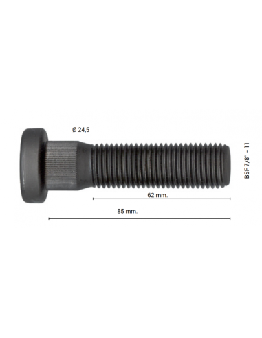 Perno de Rueda de 85 mm para Camión Scania - Máxima durabilidad