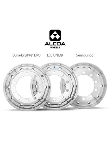 Llanta Alcoa 22.5x11.75 ET120mm Dura-Bright - Durabilidad y Estilo
