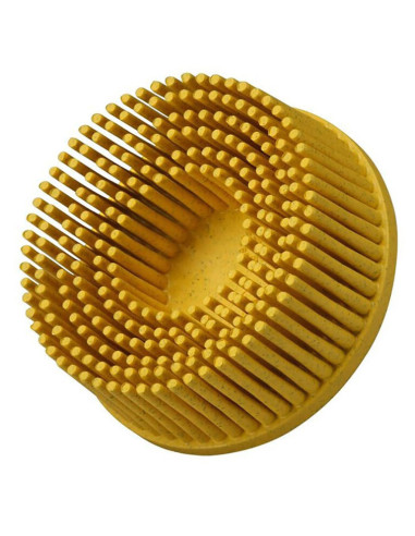Disco Bristle 50 mm P120 amarillo - Limpieza eficiente de superficies