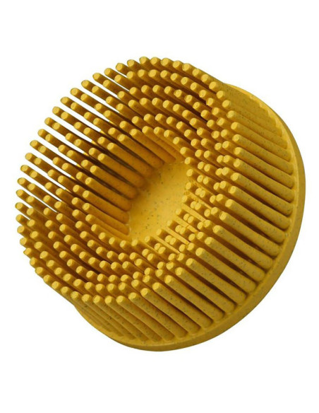 Disco Bristle 50 mm P120 amarillo - Limpieza eficiente de superficies