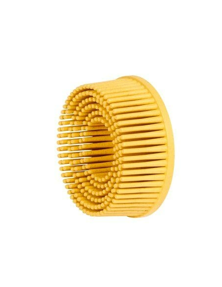 Disco Bristle 50 mm P080 amarillo - Limpieza eficiente de superficies