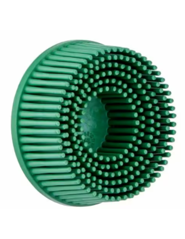 Disco Bristle 25 mm P050 verde - Limpieza agresiva de superficies