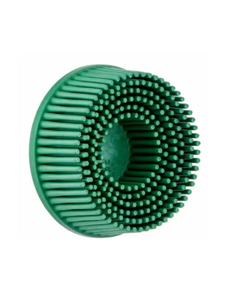 Disco Bristle 25 mm P050 verde - Limpieza agresiva de superficies