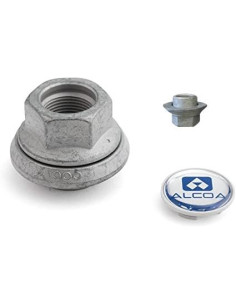 Tuerca Alcoa Geomet M18 x 1.5 corta sin inserción para llantas