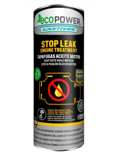Tapa Fugas Aceite 1L - Repara Fugas en el Sistema de Lubricación