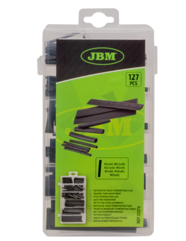 Estuche Tubos Termorretráctiles 127 Piezas - Protección de Cables