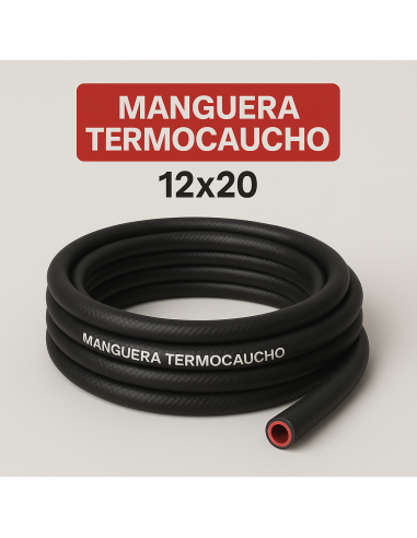 Manguera Termocaucho 12x20 - Alta Resistencia para Uso Industrial