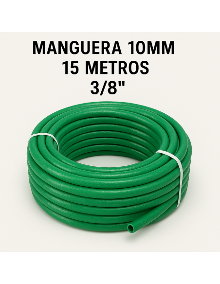 Manguera Neumática 15 m 3/8" - Alta Resistencia y Flexibilidad