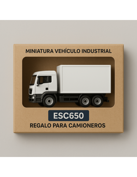 Miniatura Vehículo Industrial ESC650 - Regalo para Camioneros