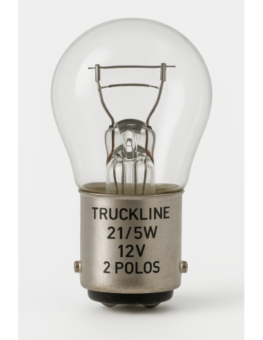 Lámpara Truckline 21/5W 12V 2 Polos - Luz Freno y Posición