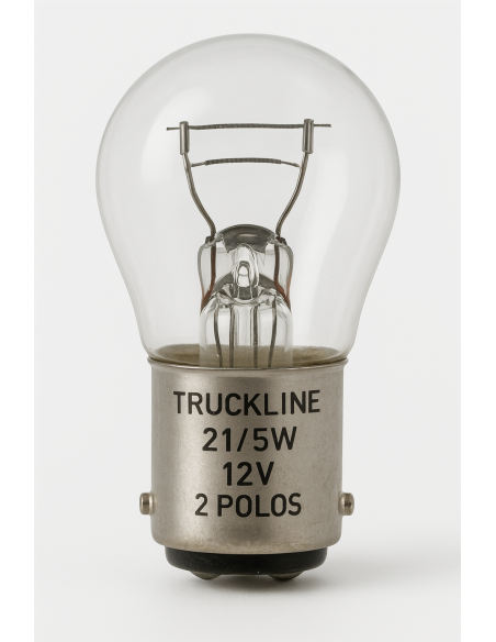 Lámpara Truckline 21/5W 12V 2 Polos - Luz Freno y Posición