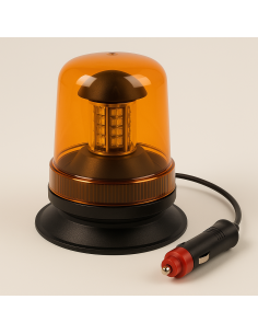 Rotativo LED 12–48V Maxirot - Imán y Ventosa Profesional