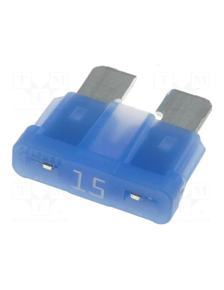 Fusible Standard 15A Azul - Vehículos 12/24V