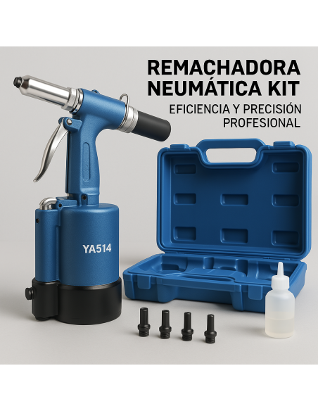 Remachadora Neumática Kit YA514 - Eficiencia y Precisión Profesional