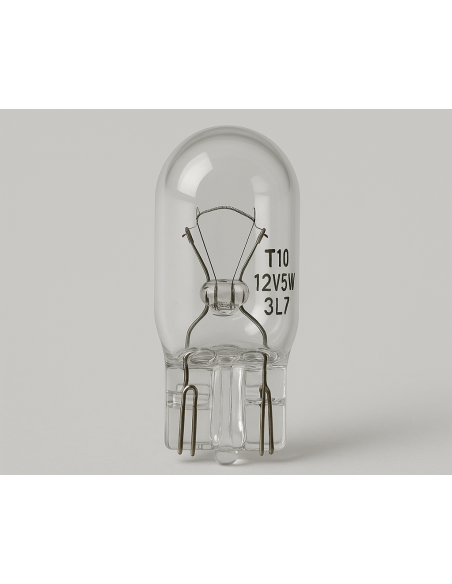 Lámpara cuña T-10 12V 5W - Iluminación vehicular eficiente
