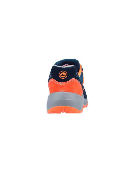Zapatilla de seguridad Cromo S1P - Marino/Naranja Talla 45
