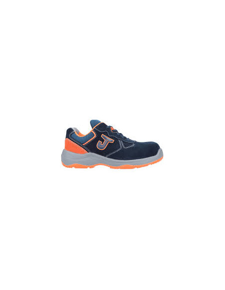 Zapatilla de seguridad Cromo S1P - Marino/Naranja Talla 45