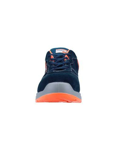Zapatilla de seguridad Cromo S1P - Marino/Naranja Talla 45