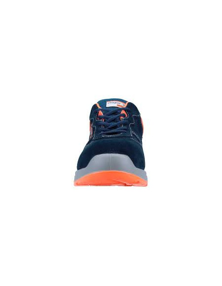 Zapatilla de seguridad Cromo S1P - Marino/Naranja Talla 45