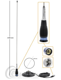 Base Magnética Abatible 90° MLA 145 - Fijación Versátil y Segura