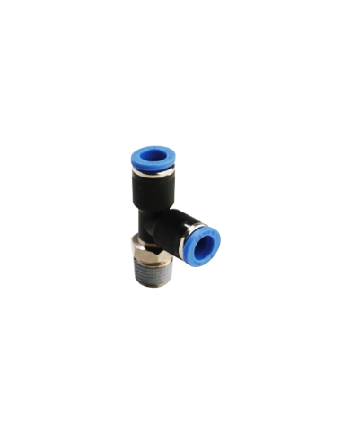 Racor T P5 M16 Lateral - Conexión Neumática