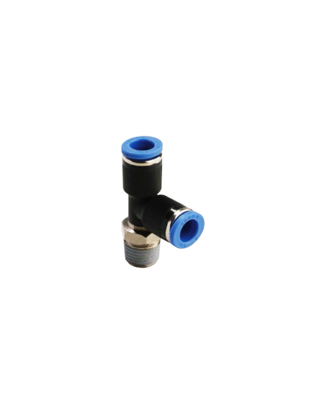 Racor T P5 M16 Lateral - Conexión Neumática