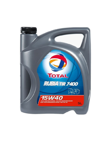 Aceite Rubia TIR 7400 15W40 5L - TOTAL