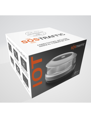 Baliza de emergencia V16 con geolocalización - Seguridad  homologada