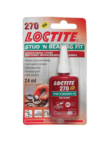 Loctite 270 Fijador de Alta Resistencia para roscas