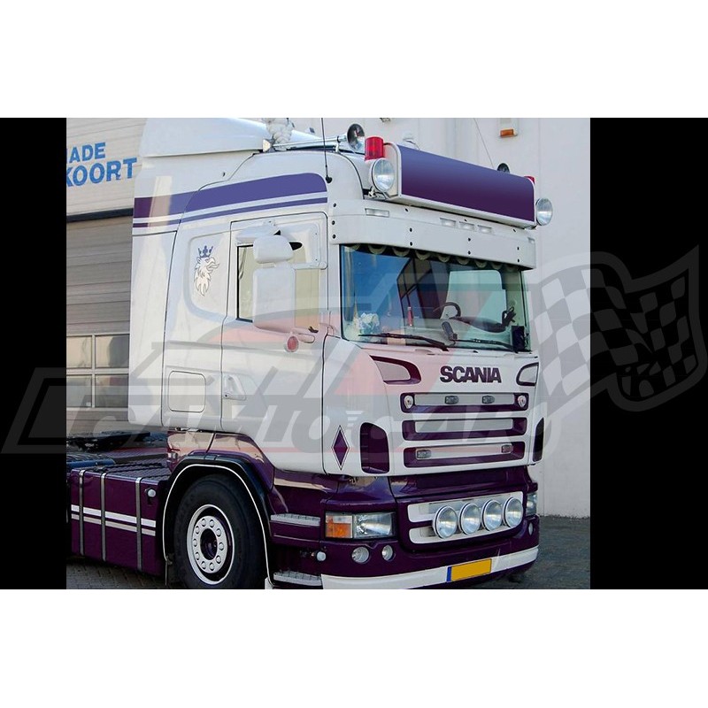 Visera de fibra Scania 4-R Serie Topline