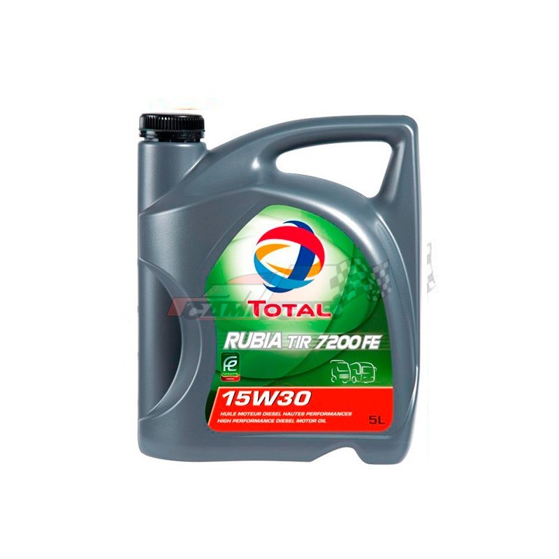 Aceite para camión Total Rubia Tir 7200 FE 15W30 5L - Eficiencia y Protección