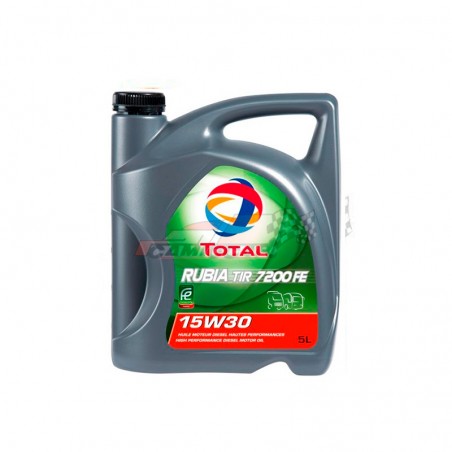 Aceite para camión Total Rubia Tir 7200 FE 15W30 5L - Eficiencia y Protección