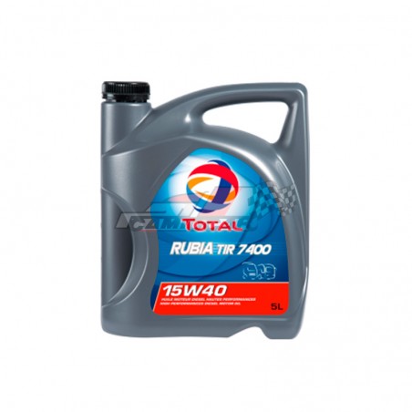 Aceite Total Rubia Tir 7400 15W40 5L - Protección y Rendimiento en Motores Diésel