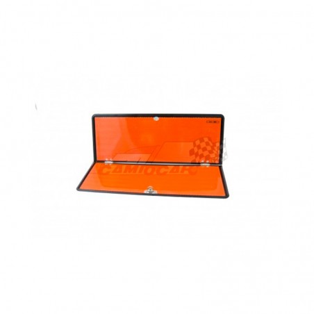 Placa ADR Plegable Horizontal 400x300 mm - Homologada y Resistente