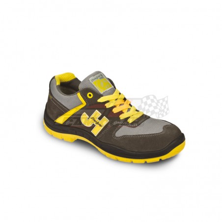 J'hayber Style S1P SRC Gris/Amarillo - Zapato de Seguridad Deportivo y Transpirable