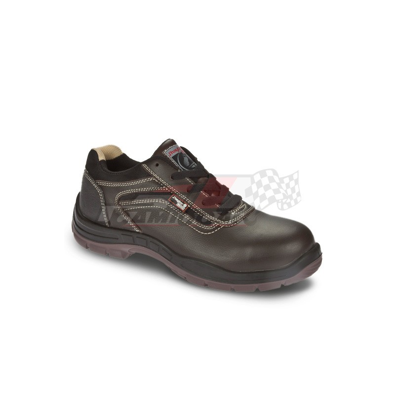 J'hayber Paddock 2.0 S3 SRC - Zapato de Seguridad en Piel Flor con Puntera de Fibra de Vidrio