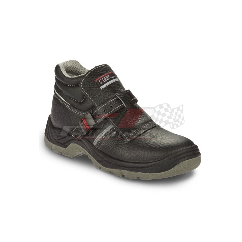 Jhayber New Detroit S3 SRC - Bota de Seguridad en Piel Flor con Puntera y Plantilla de Acero