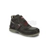 Jhayber New Cesio S3 SRC - Bota de Seguridad en Piel Flor Negra, Antideslizante y Libre de Metal