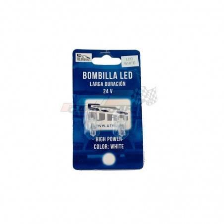 Pack 2 bombillas LED casquillo 24V 5W para camión