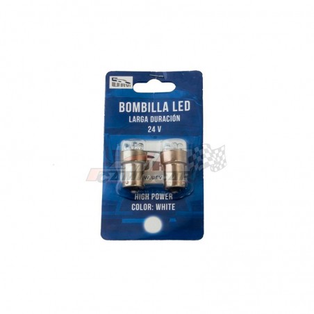 Pack 2 bombillas LED casquillo 24V 5W para camión