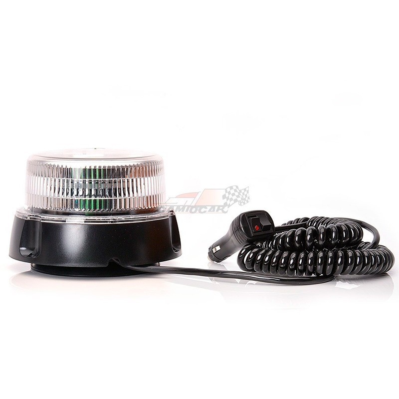 Rotativo LED transparente