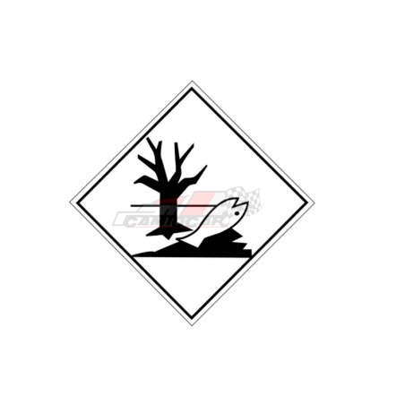Placa Contaminante Medioambiental - Señalización ADR Resistente y Confiable