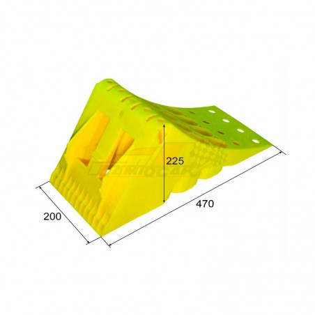 Calzo de Rueda para Camión 470 x 200 mm - Seguridad y Estabilidad