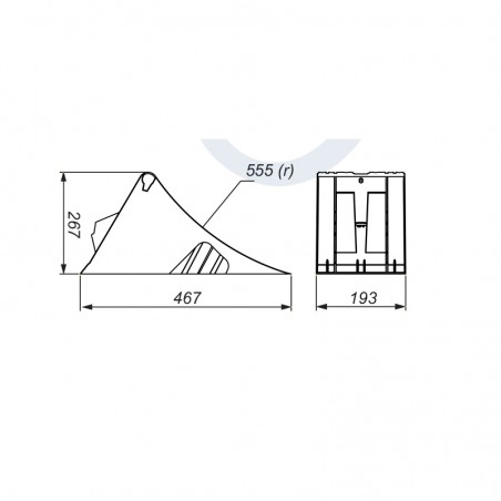 Calzo de Rueda para Camión 190 mm Ancho - Seguridad y Estabilidad