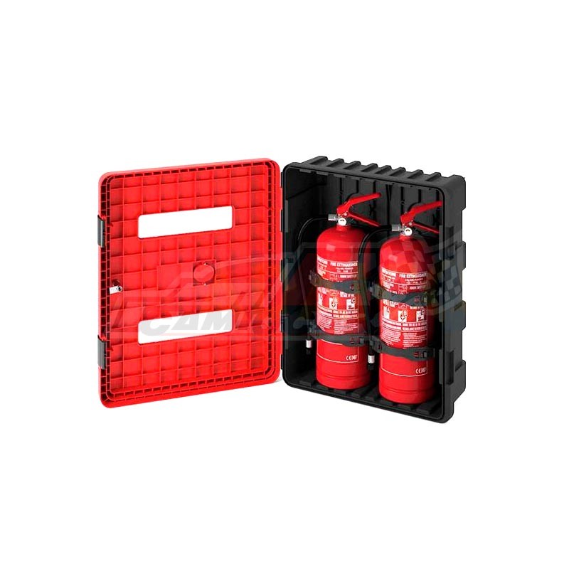 Cajón Doble de Extintor 9kg - Protección Segura para Vehículos Industriales