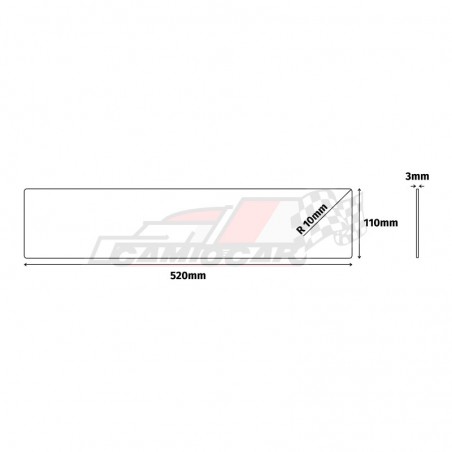 Matrícula Homologada Blanca de Aluminio - Calidad y Legalidad Garantizadas