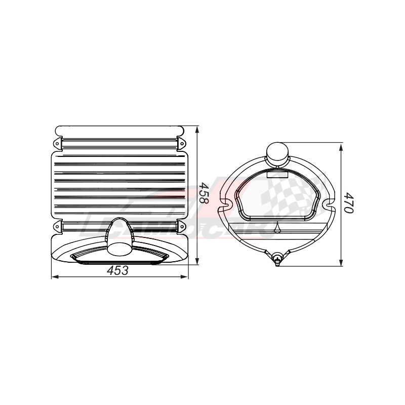 Bidón porta jabón 50L - 458x470x453mm