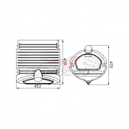 Bidón porta jabón 50L - 458x470x453mm